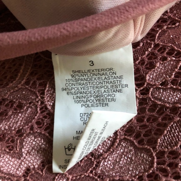 Speechless Dusty Rose Pink Lace Dress - Picture 6 of 9